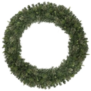 24 in. Kingston Cashmere Pine Commercial Size Green Unlit Artificial Christmas Wreath