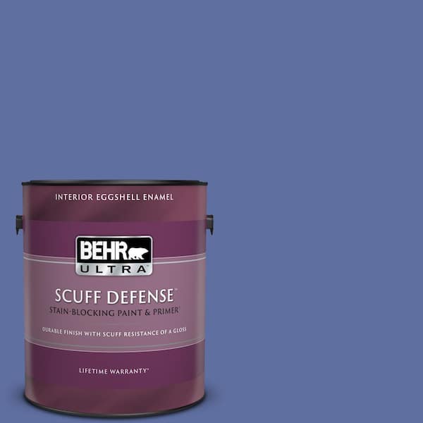BEHR ULTRA 1 gal. #610B-6 Stained Glass Extra Durable Eggshell Enamel Interior Paint & Primer