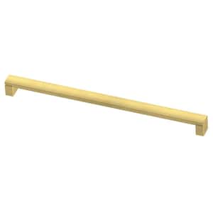 Simply Geometric 12 in. (305 mm) Center-to Center Modern Gold Cabinet Drawer Pull