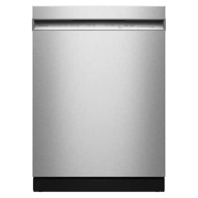 24 in Front Control Built-In Tall Tub Dishwasher in PrintShield Stainless with 30-Plus Total Wash Jets
