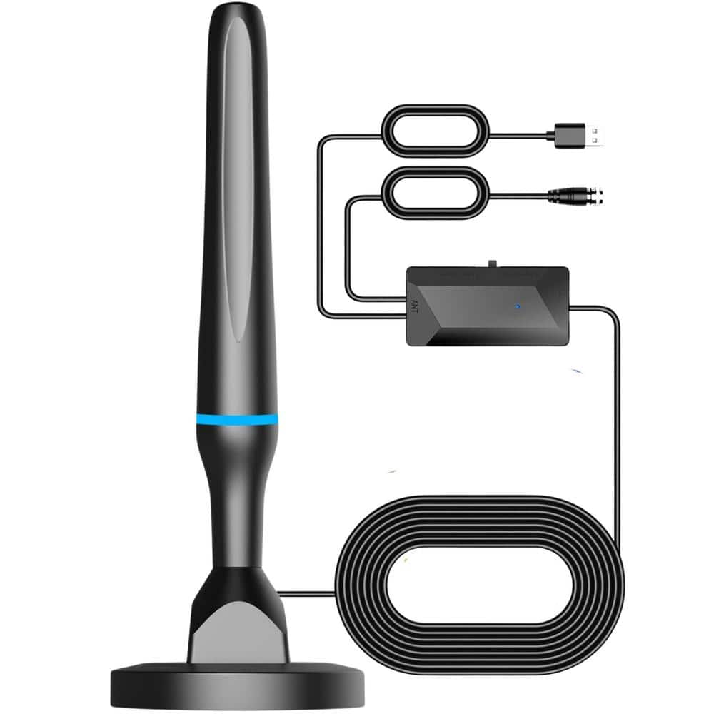 152 Miles 360° Reception Amplified UHF, VHF, 4K 1080p HD Digital Indoor TV