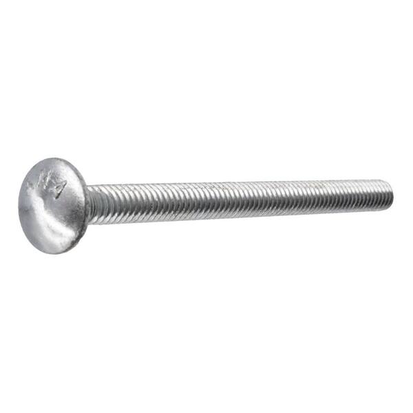 Hillman 1/4-20 X 1-Inch Stainless Steel Carriage Bolts - 10-Pack, Square Neck, For Wood To Metal Or Wood To Wood Fastening