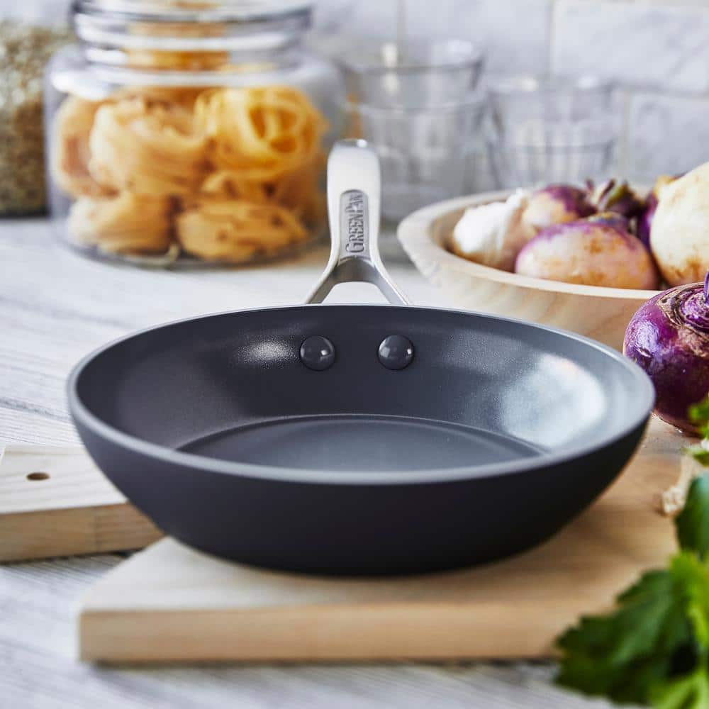Gray 10" Aluminum Ceramic Nonstick Fry Pan