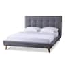 Baxton Studio Jonesy Gray Full Upholstered Bed 28862-6702-HD - The Home ...