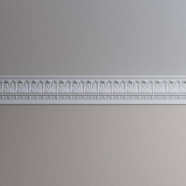 Ekena Millwork McAllen 5.25 in. D x 7.5 in. W x 96 in. L Polyurethane Crown Moulding