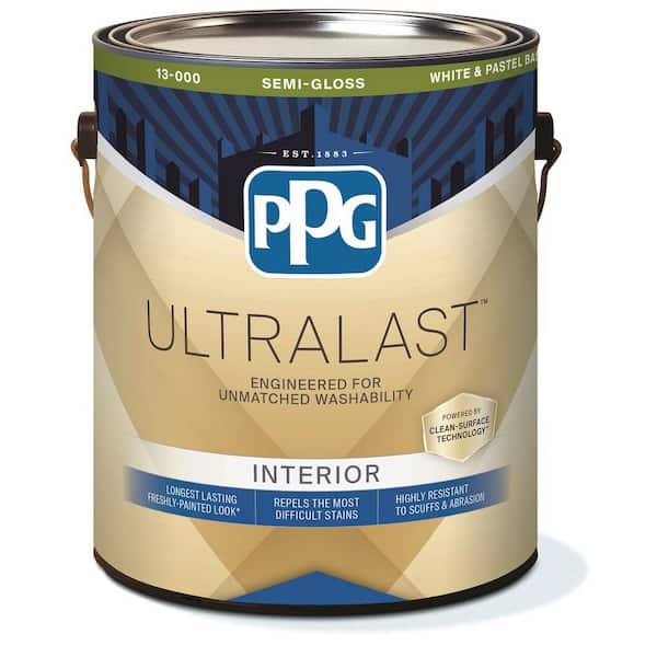 PPG UltraLast 1 gal. Base 3 Semi-Gloss Interior Paint