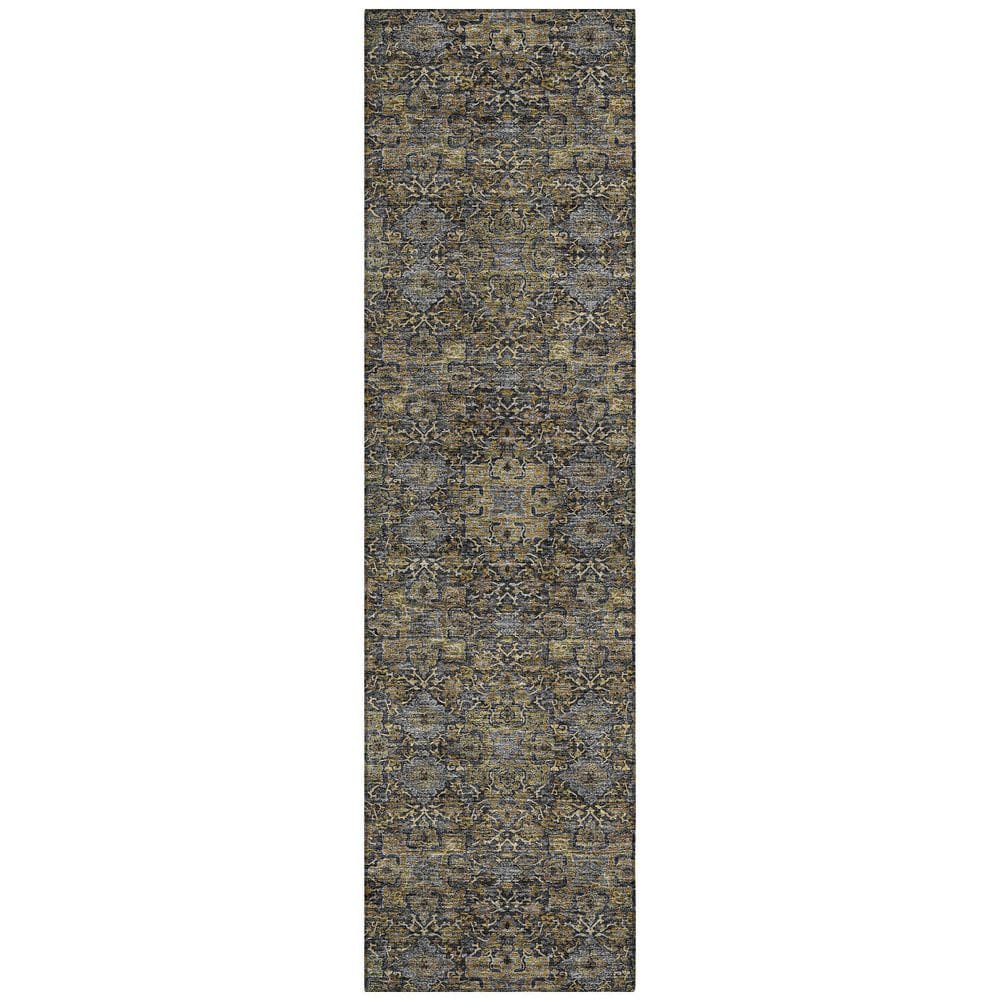 Chantille Machine Washable Indoor/Outdoor Abstract ACN2705 Black 2 ft. x 7 ft. Runner Rug price history on PriceWatchPro