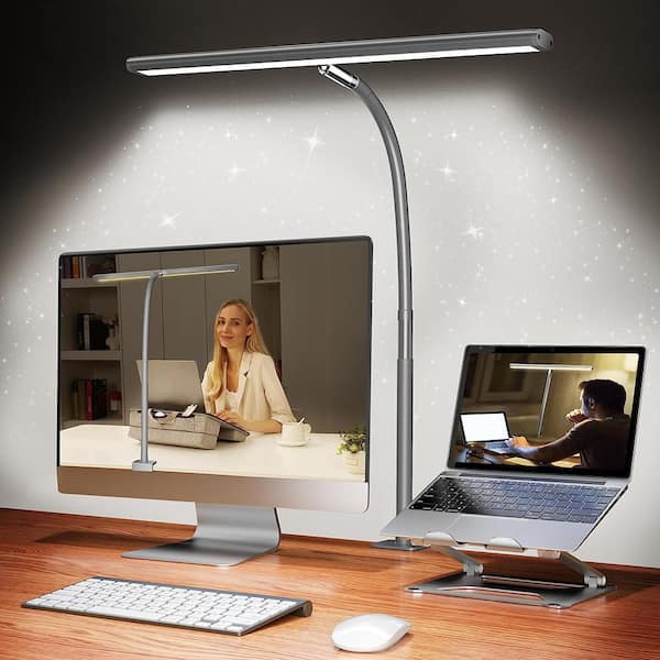 Lampe LED Uxcell à 28 LEDs, Bras Flexible Clip-USB - Lampe De Bureau/lecture