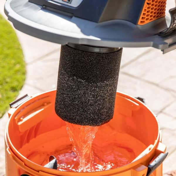 NEW! RIDGID Wet Debris Application, 5-16 Gallon Foam Wet Dry Vac Filter - View #6