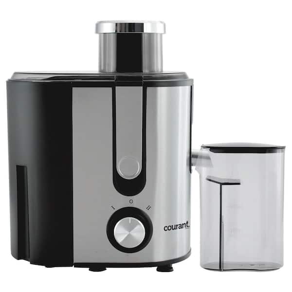 400W Compact Juice Extractor, 2 in. Feed Tube, 2-Speed, 1.2L Pulp Bin, Anti-Drip Spout, BPA-Free, Includes Juice Pitcher