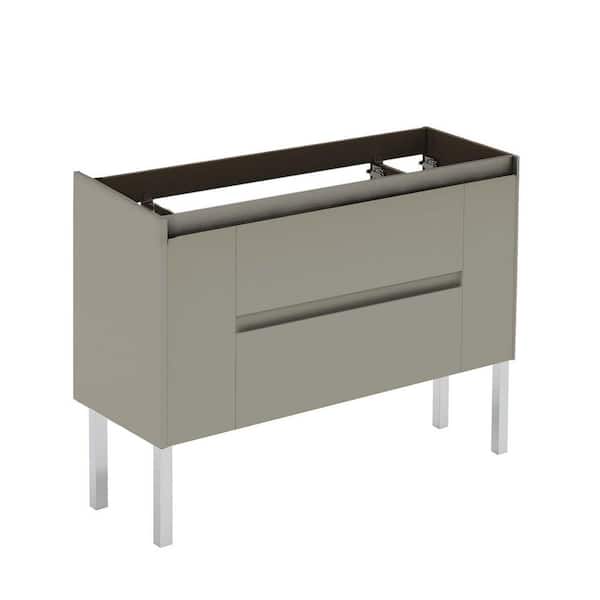WS Bath Collections Ambra 120 Base 47 in. W x 17.6 in. D x 32.4 in. H Bath Vanity Cabinet without Top in Matte Sand