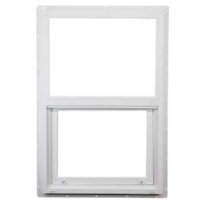 23.5 in. x 35.5 in. Classic Series White Vinyl Insulated Single Hung Window with HPSC Glass, Screen Included