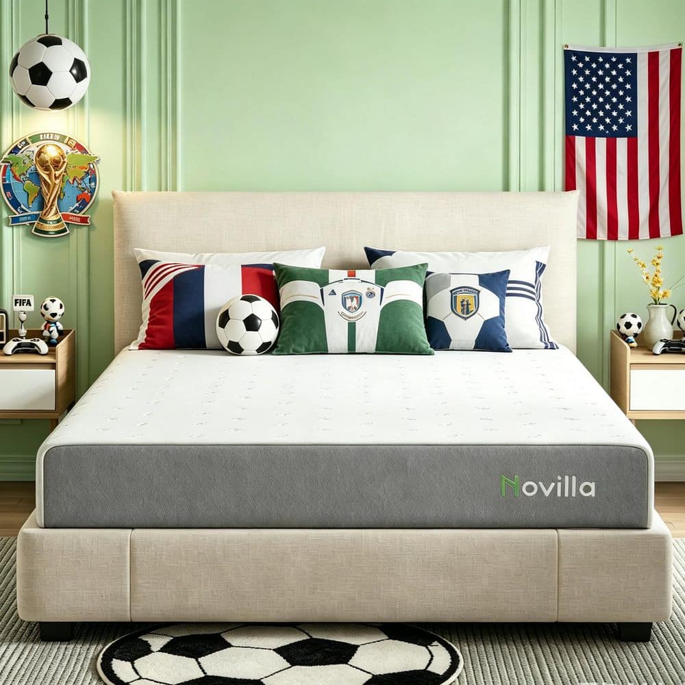 Novilla Twin Medium Cooling Gel Memory Foam 6 in. Mattress