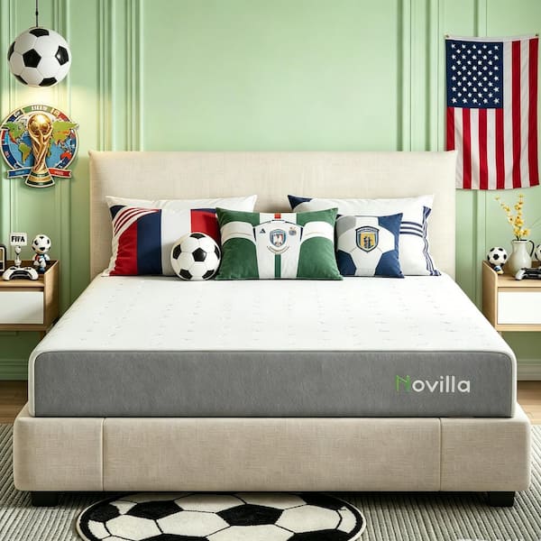 Novilla Twin Medium Cooling Gel Memory Foam 6 in. Mattress