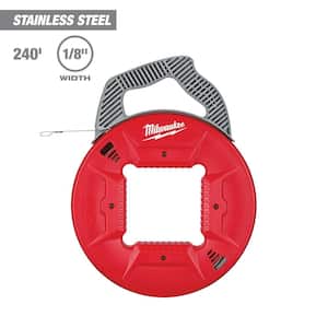 240 ft. x 1/8 in. Stainless Steel Fish Tape