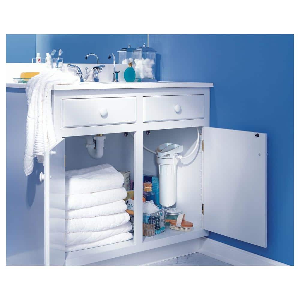 White Carbon Spun Fiber Under-Sink Water Filtration System