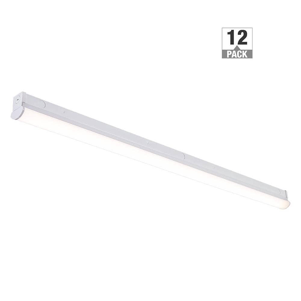 4 ft. Garage Workshop LED White Strip Light Fixture 3600LM 40W 120V Bright 
