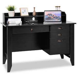 48 in. Black Computer Desk PC Laptop Writing Table Workstation Student Study Furniture
