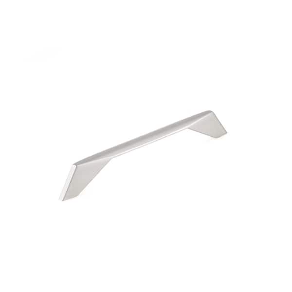 Richelieu Hardware Masset Collection 6-5/16 in. (160 mm) Modern Brushed Nickel Rectangular Cabinet Bar Pull