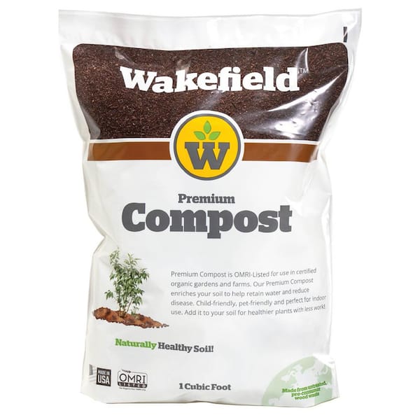 WAKEFIELD Premium Compost Soil Amendment - 1 cu. ft. Bag