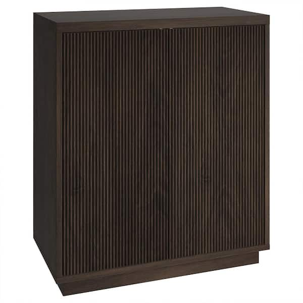 Meyer&Cross Alston 27.75 in. Alder Brown Rectangular Accent Cabinet ...