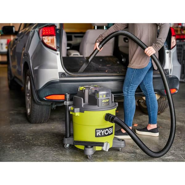 RYOBI 40V 10 Cordless Wet/Dry Vacuum Kit with 40V Ah