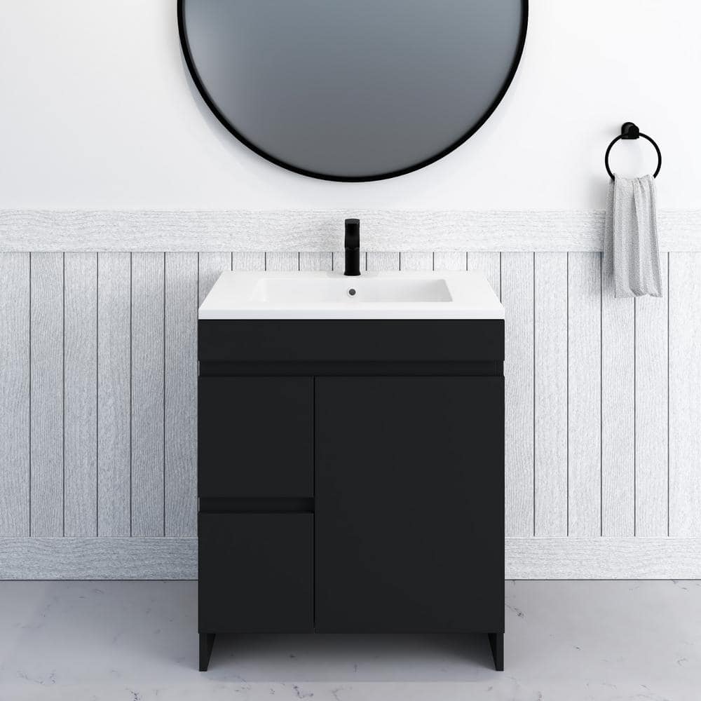 VOLPA USA AMERICAN CRAFTED VANITIES Mace 30 in. W x 20 in. D Single ...