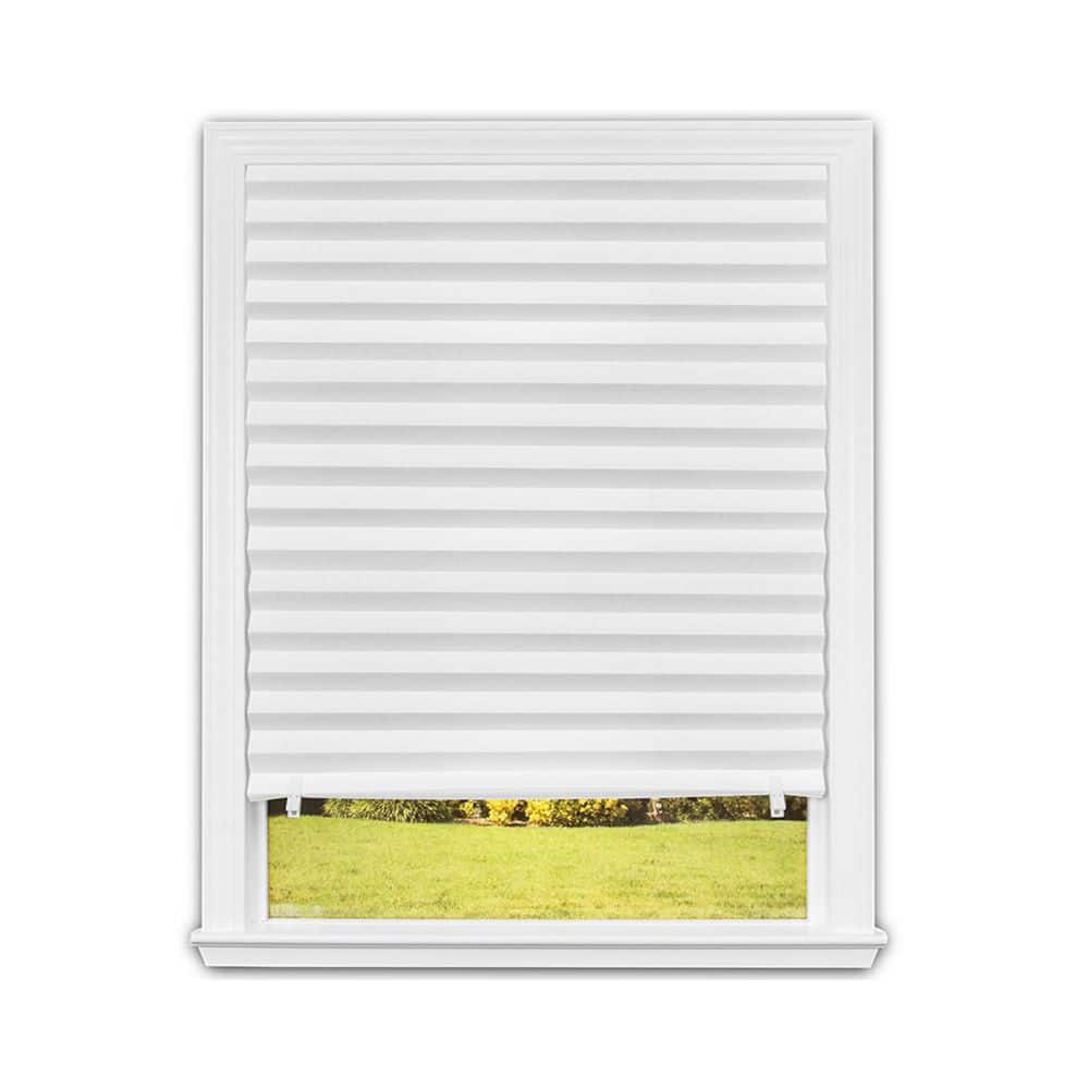 No Tools Original Light Filtering Pleated Paper Shade White, 36 in. W x 72 in. L, 6 Pack price history on PriceWatchPro