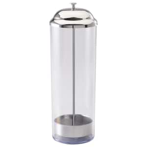 Stainless Steel Straw Dispenser with Top