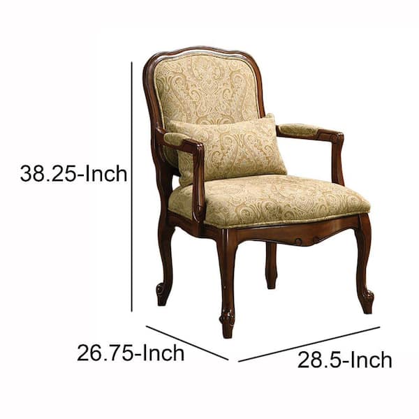 Pillow Accent Fabric Chair Bm131919, Types Of Victorian Chairs