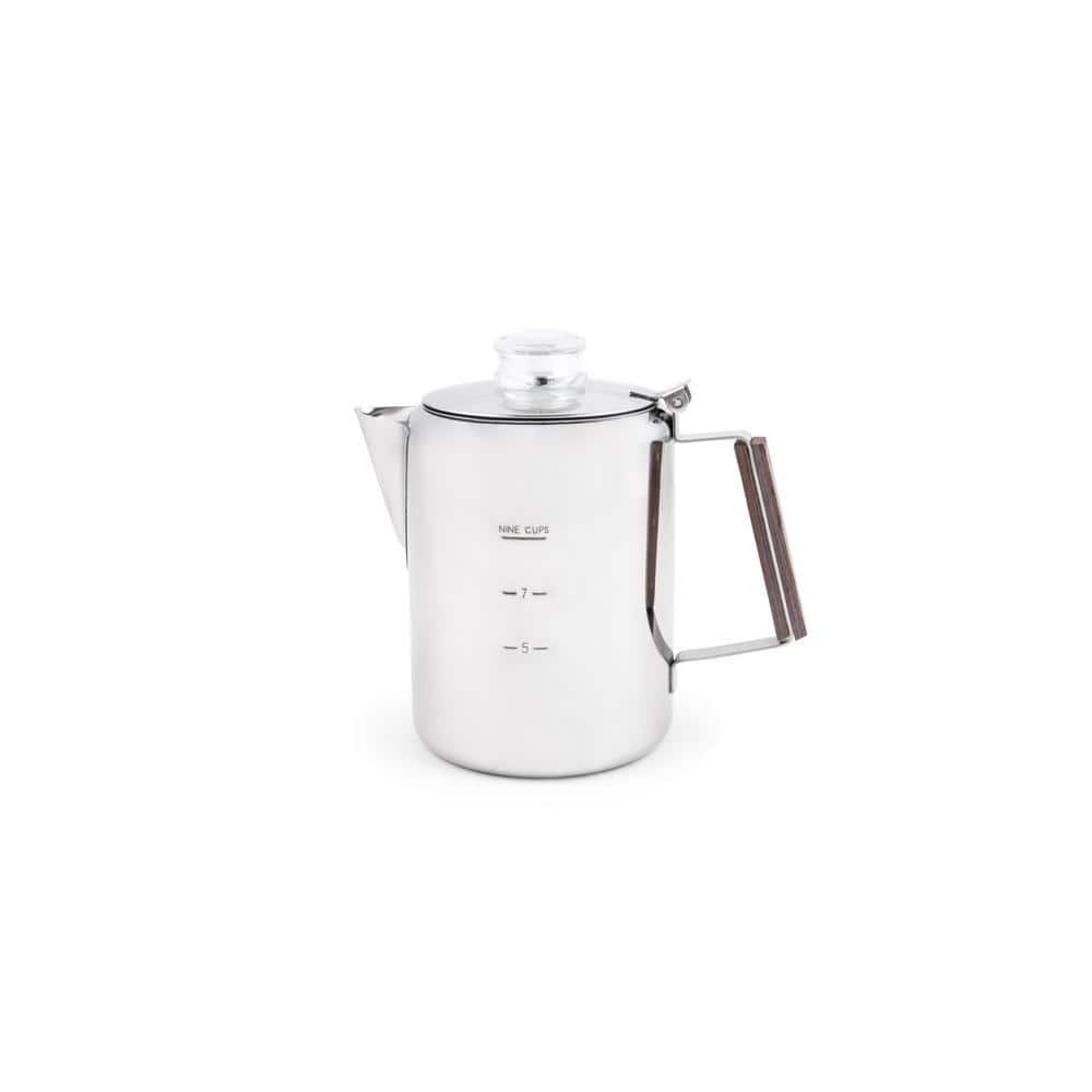 TOPS 2-9 Cup Stainless Steel Percolator 55704 - The Home Depot