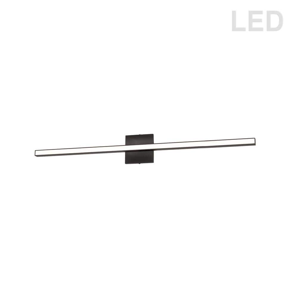 Arandel 35.5" Matte Black LED Wall Vanity Light