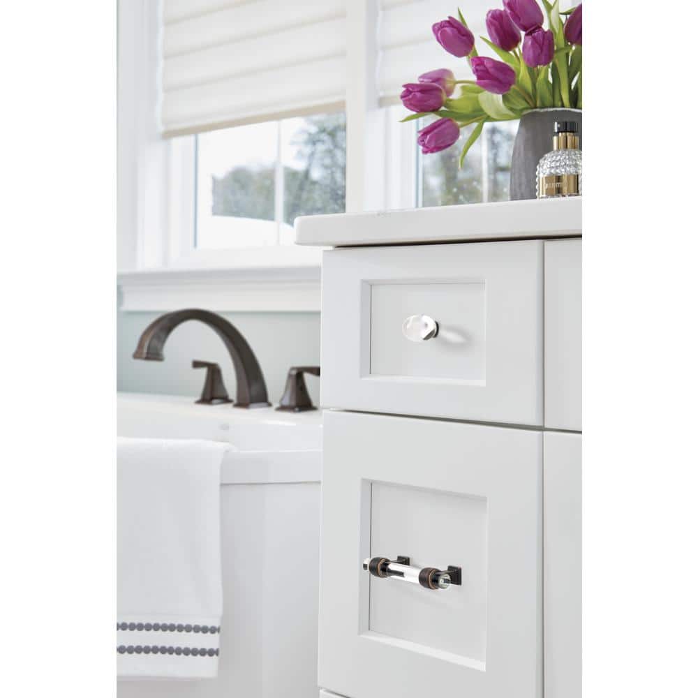 Amerock Clear and Oil-Rubbed Bronze 3" Cabinet Pull