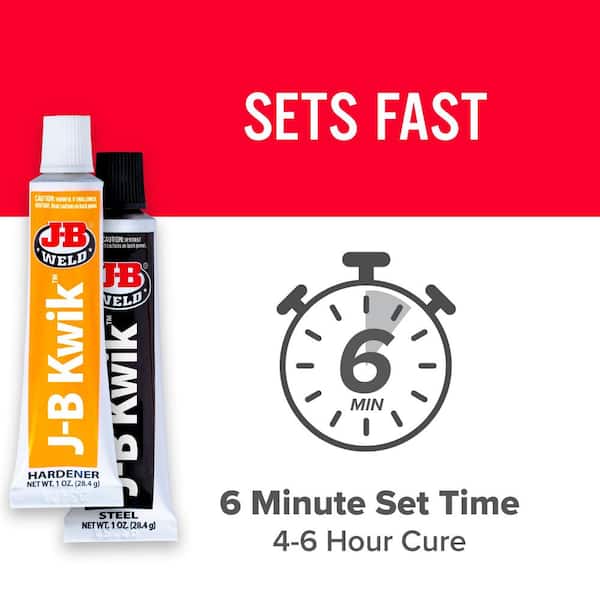 J-B Weld 2 1 oz. Twin Tube Kwikweld Epoxy 8276 - The Home Depot