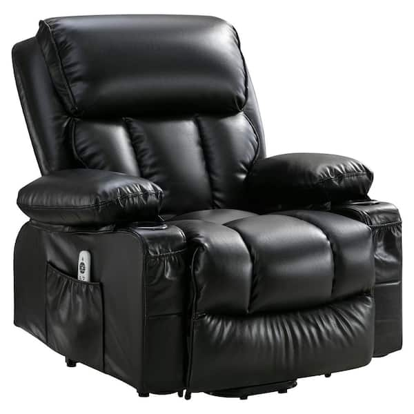 Boyel Living Black Power Lift Recliner Chair Recliners for Elderly with ...