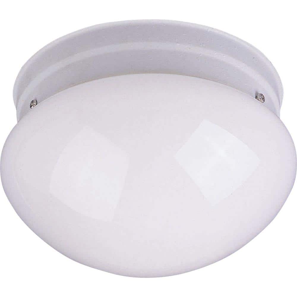 Essentials 2-Light White Flush Mount price history on PriceWatchPro