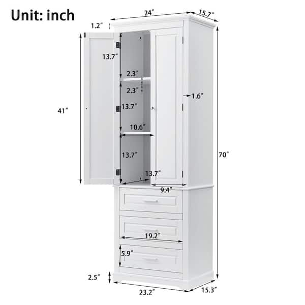 24 inch wide bathroom store linen cabinet