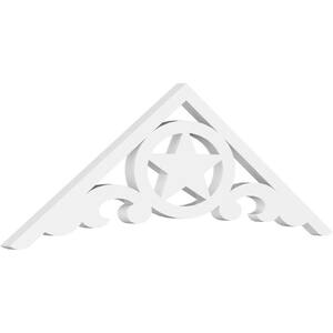 1 in. x 36 in. x 12 in. (8/12) Pitch Austin Gable Pediment Architectural Grade PVC Moulding