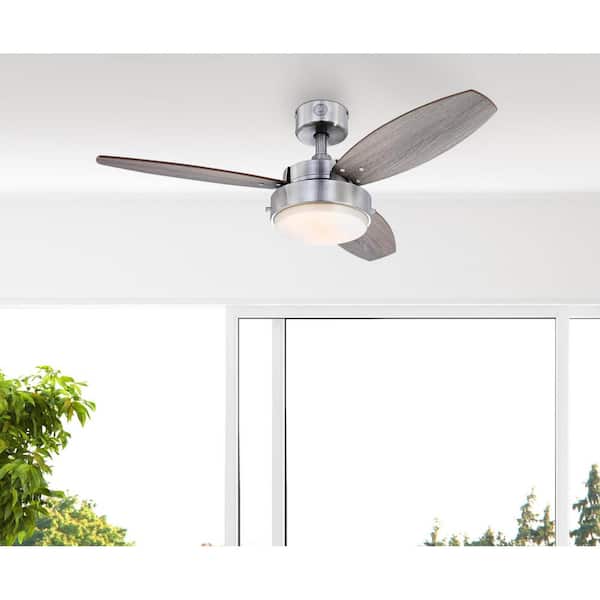 Westinghouse Lighting Josef 122 Cm Three-Blade Indoor Ceiling Fan, Brushed Nickel Finish With Dimmab - View #6