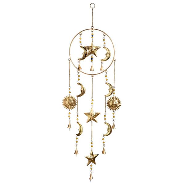 Evergreen 38 in. Celestial Wind Chime with Glass Beads