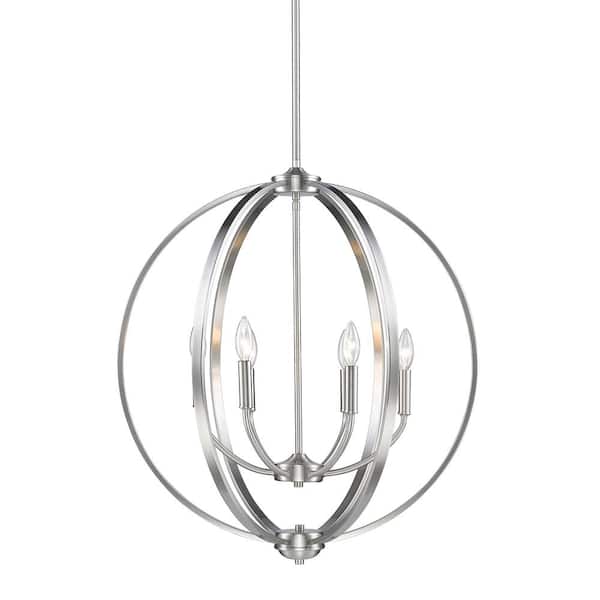 Golden Lighting Colson PW 6-Light Pewter Chandelier