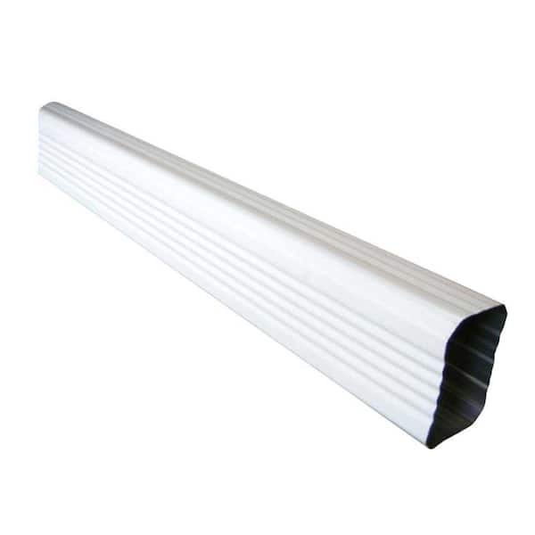Gibraltar Building Products 15 in. White Aluminum Downspout Extension