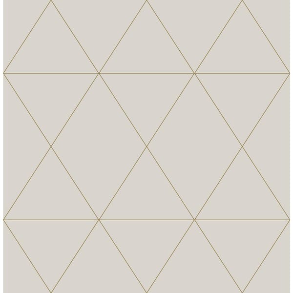 SCOTT LIVING Grey Double Take Gold Self Adhesive Wallpaper Sample