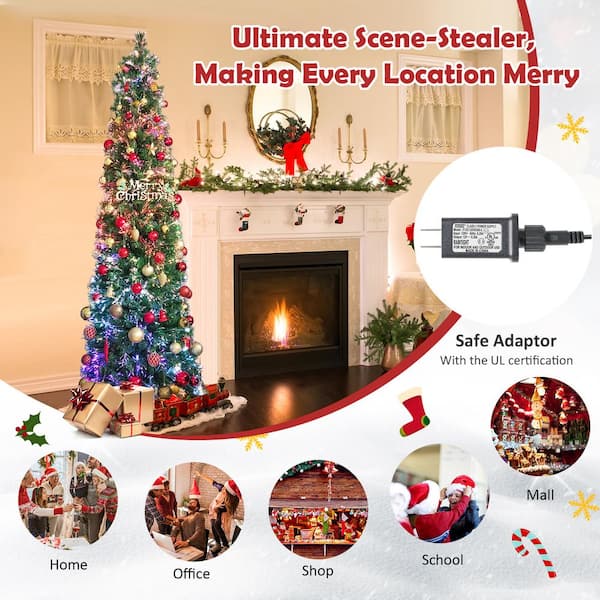 Christmas Tree Lights for 7ft 9ft with Remote - 540 LED RGB Timer Memory  Function, Color Changing Ra…See more Christmas Tree Lights for 7ft 9ft with