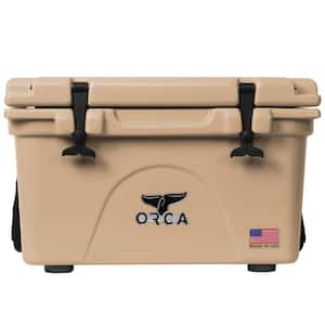 26 qt. Hard Sided Cooler in Tan