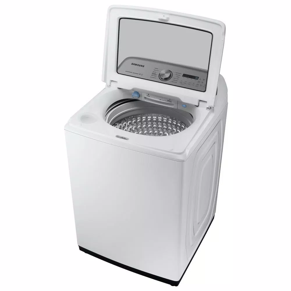 Samsung 5.0 cu. ft. High-Efficiency in White Top Load Washing Machine with Super Speed, ENERGY STAR