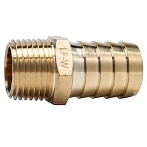 3/4 in. I.D. Hose Barb x 1/2 in. MIP Lead Free Brass Adapter Fitting (20-Pack)