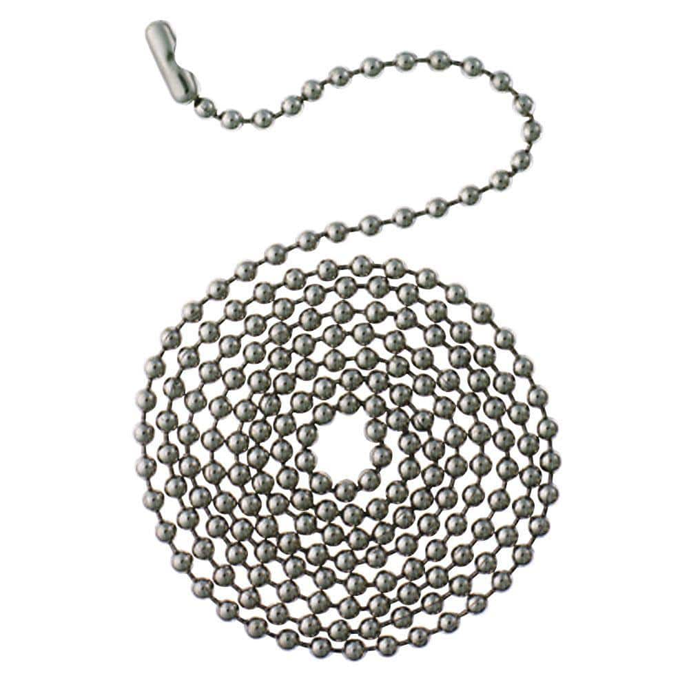 Ceiling Fan Pull Chain,39.4 Inch Stainless Steel Ball Chain Necklace,Rustproof &Great Pulling Force,3 mm Diameter,Silver 