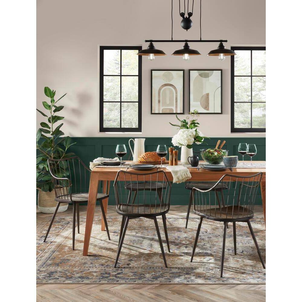Vintage Farmhouse 59'' Oil Rubbed Bronze Island Pendant with Pulley System