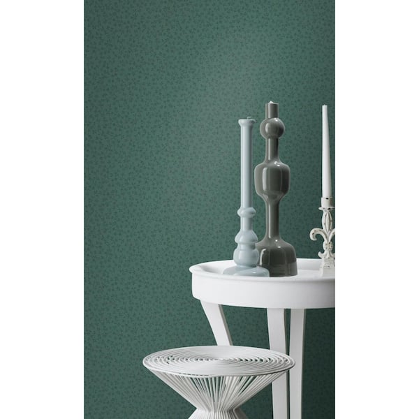 Walls Republic Green Minimalist All Over Prints Floral Wallpaper R7856 (57 sq. ft.) Double Roll